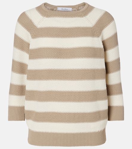 Pull Ellisse rayé en coton - Max Mara - Modalova