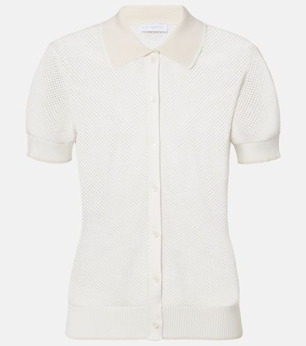 Polo en coton au crochet - Stella McCartney - Modalova