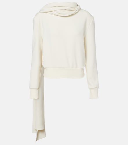 Sweat-shirt à écharpe intégrée - Magda Butrym - Modalova