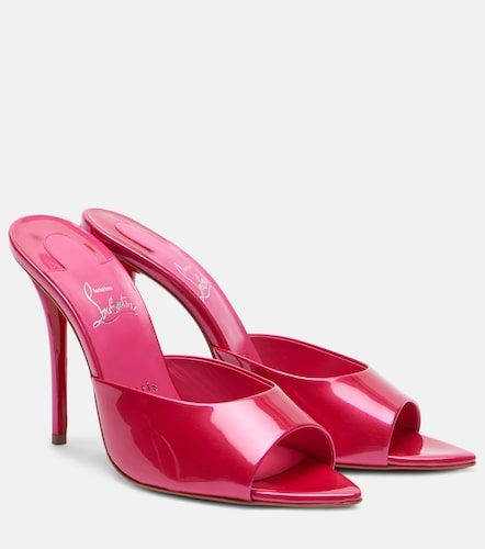 Mules Miss Z 100 en cuir verni - Christian Louboutin - Modalova