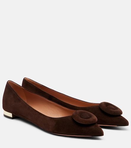 Aquazzura Ballerines Hoop en daim - Aquazzura - Modalova