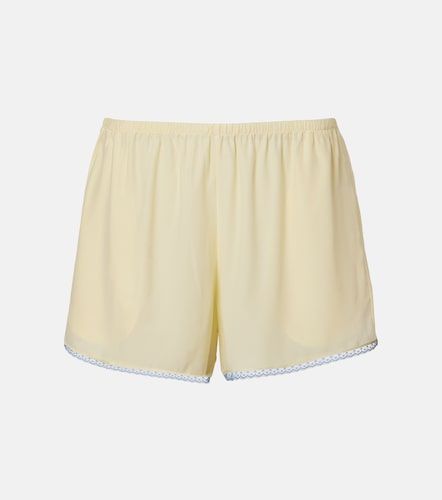 Short en soie à finitions en dentelle - SIR - Modalova