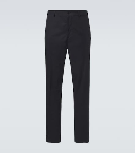 Pantalon droit en coton mélangé - Moncler - Modalova