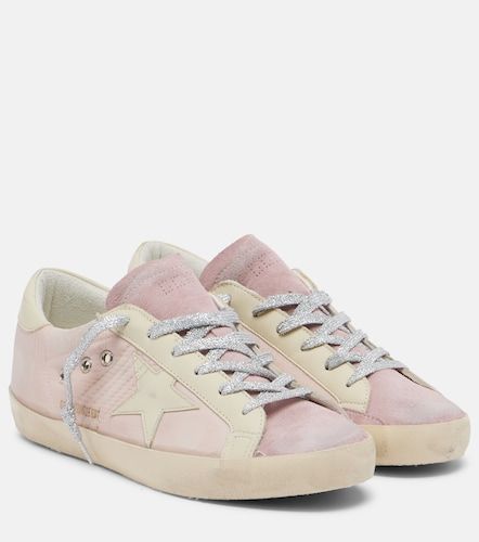 Baskets Super-Star en daim - Golden Goose - Modalova