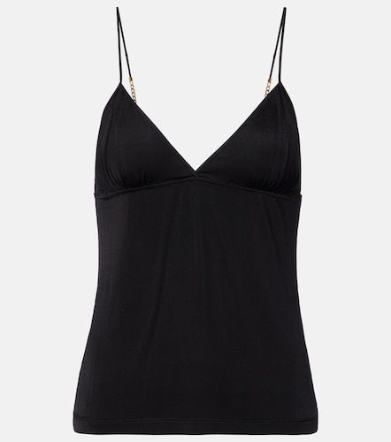 Top Cassandre à détail chaîne - Saint Laurent - Modalova