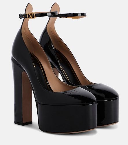 Escarpins Tan-Go à plateau en cuir verni - Valentino Garavani - Modalova