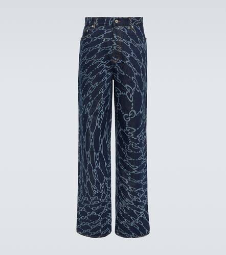 Gucci Jean ample Wavy GG - Gucci - Modalova