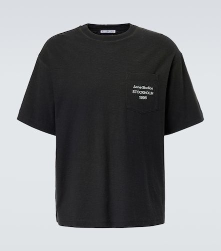 T-shirt en coton et chanvre - Acne Studios - Modalova