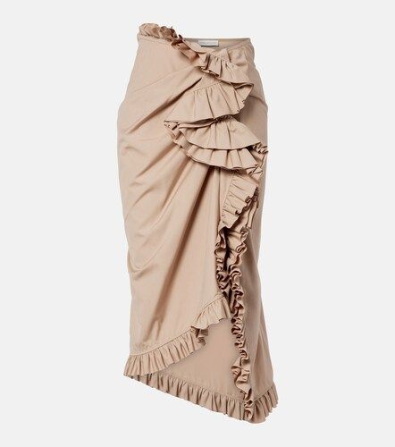 Jupe midi à volants - Dries Van Noten - Modalova