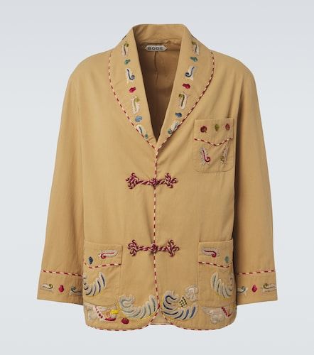 Veste Feather Runner en coton brodé - Bode - Modalova