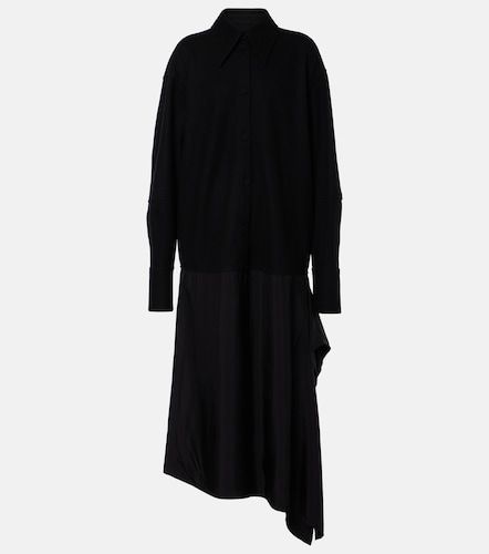 Robe chemise asymétrique à finitions en laine - Jil Sander - Modalova