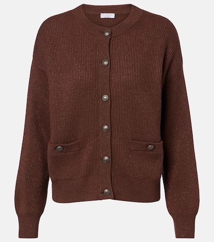 Cardigan en cachemire mélangé - Brunello Cucinelli - Modalova