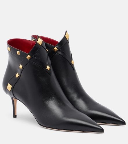 Bottines en cuir à clous - Valentino Garavani - Modalova