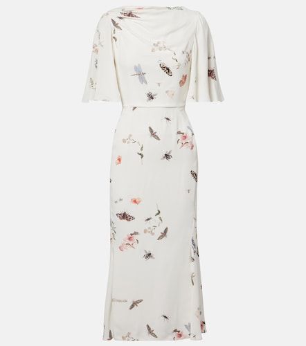 Erdem Robe midi imprimée en crêpe - Erdem - Modalova