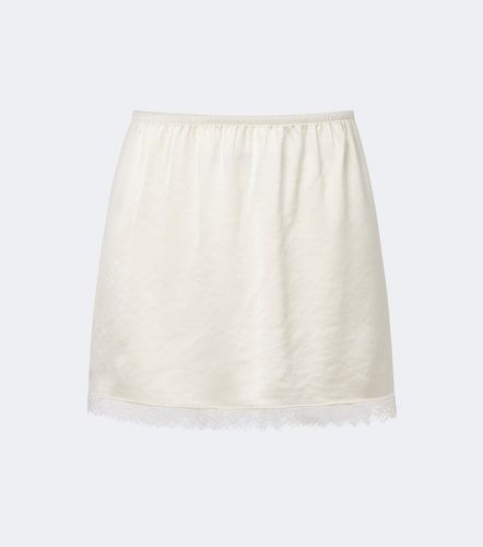 Mini-jupe Barb en satin à dentelle - Leset - Modalova