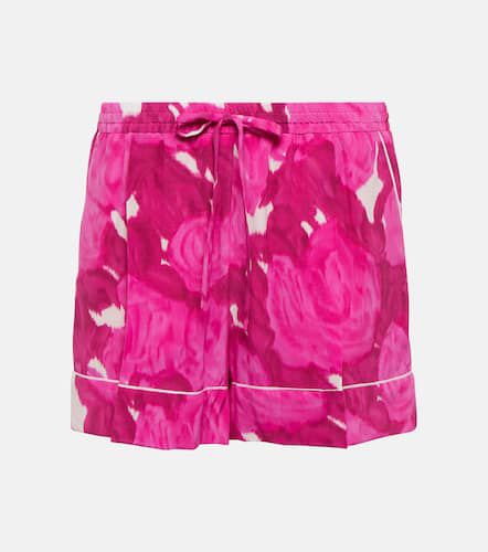 Valentino Short en soie à fleurs - Valentino - Modalova