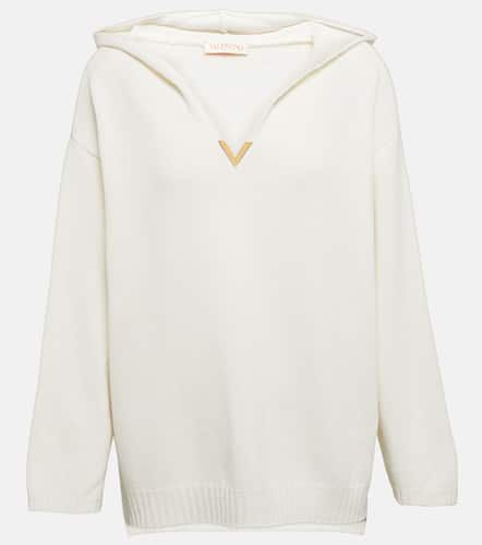 Sweat-shirt à capuche VGold en cachemire - Valentino - Modalova