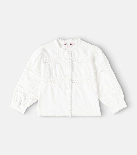 Blouse Elyah brodée en coton - Bonpoint - Modalova