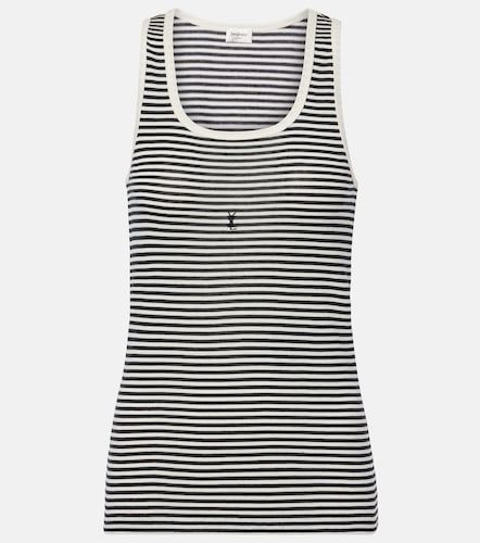 Débardeur Cassandre en jersey de coton - Saint Laurent - Modalova