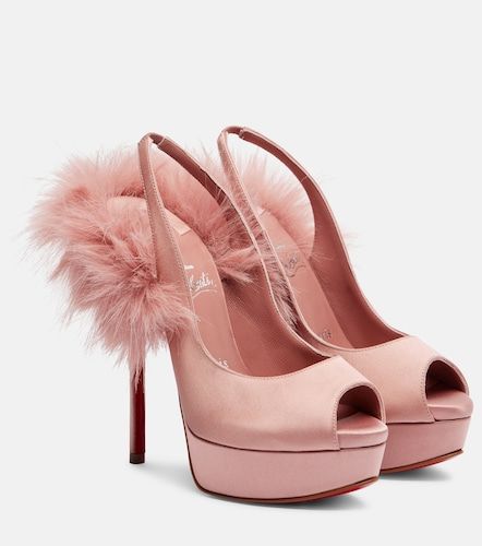 Escarpins Marianne en crêpe de satin - Christian Louboutin - Modalova