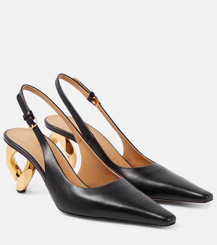 Escarpins Chain Heel en cuir - JW Anderson - Modalova