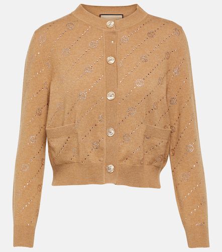 Cardigan Interlocking G en cachemire - Gucci - Modalova