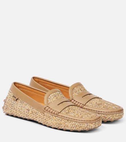 Mocassins Gommino en tweed et cuir - Tod's - Modalova