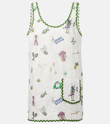 Alémais Robe Play brodée en lin - Alemais - Modalova
