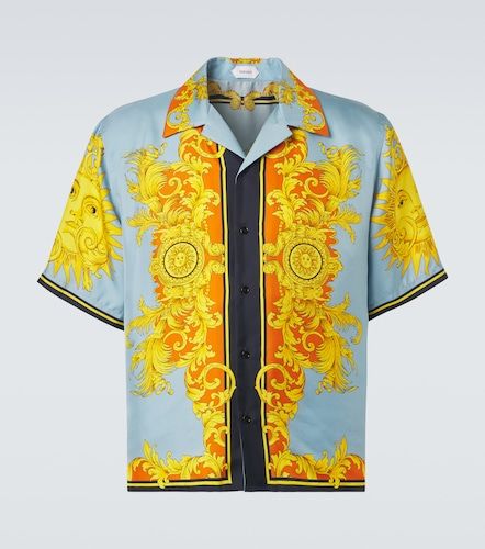 Versace Chemise imprimée en soie - Versace - Modalova