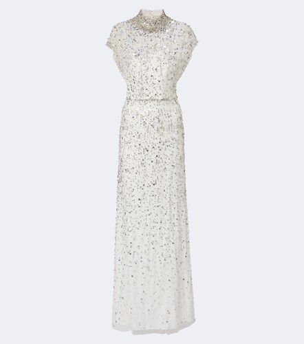 Robe longue Crystal Drop à ornements - Jenny Packham - Modalova
