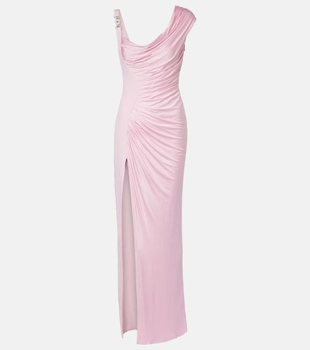Versace Robe longue asymétrique - Versace - Modalova