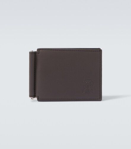 Portefeuille en cuir embossé à logo - Brunello Cucinelli - Modalova