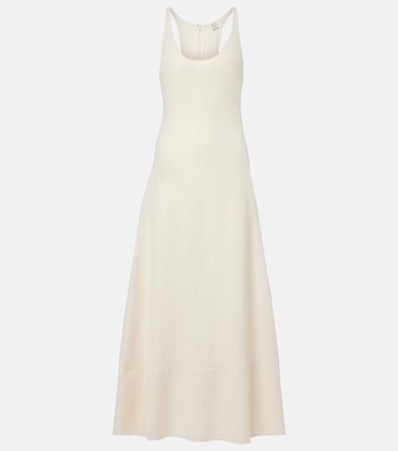 Robe longue en tweed de coton - Toteme - Modalova