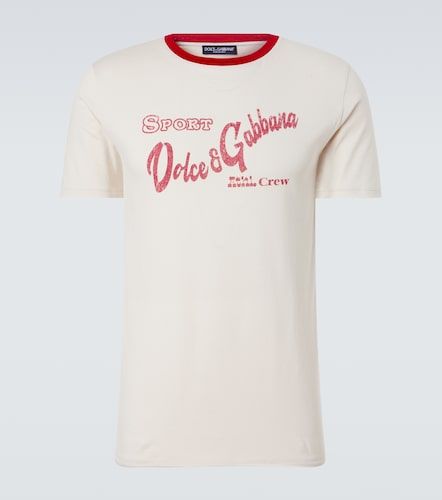 T-shirt imprimé en coton - Dolce&Gabbana - Modalova