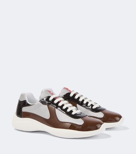 Baskets America's Cup en cuir - Prada - Modalova