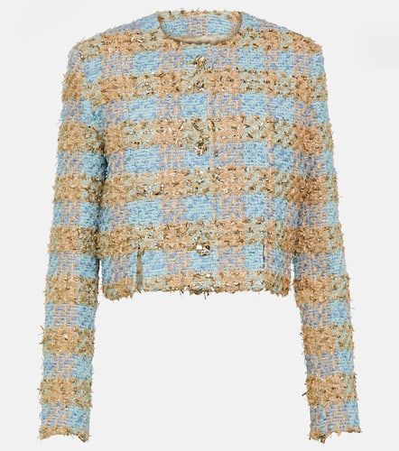 Veste en tweed à carreaux - Nina Ricci - Modalova