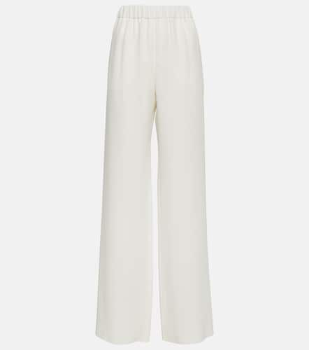 Pantalon ample à taille haute en soie - Valentino - Modalova