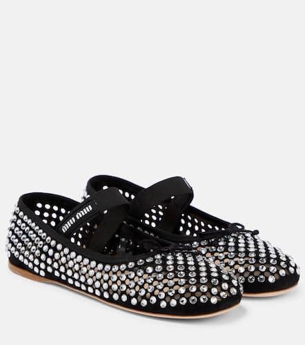 Miu Miu Ballerines à ornements - Miu Miu - Modalova