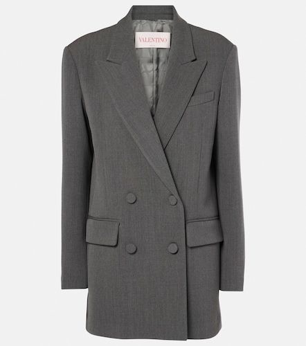 Blazer en gabardine de laine - Valentino - Modalova