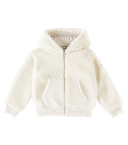 Sweat-shirt en fourrure synthétique à logo - Moncler Enfant - Modalova