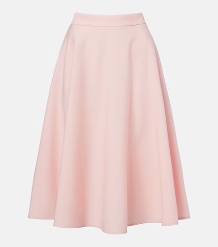 Jupe midi en laine mélangée - Dolce&Gabbana - Modalova