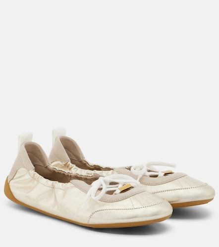 Chloé Ballerines Chloé Kick en cuir métallisé - Chloe - Modalova