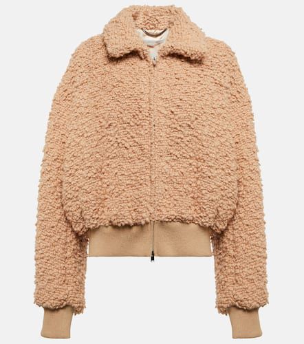 Veste bomber en laine mélangée - Stella McCartney - Modalova