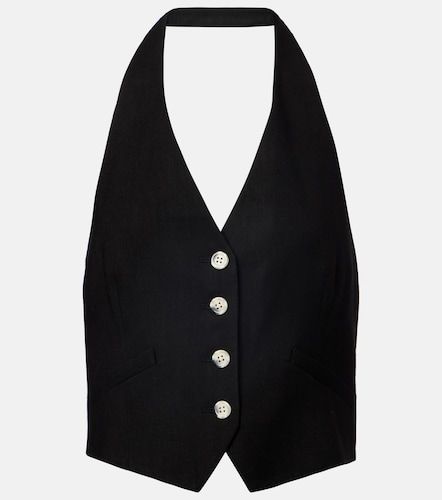 Gilet Arabella en lin mélangé - Veronica Beard - Modalova