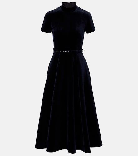 Robe midi Camilla en velours de coton - Emilia Wickstead - Modalova