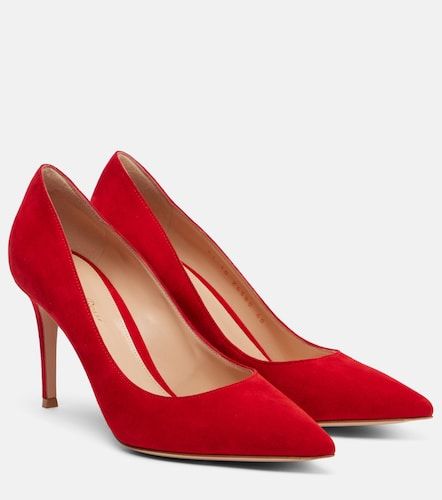Escarpins Gianvito 85 en daim - Gianvito Rossi - Modalova