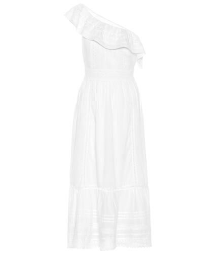 Robe midi Coco asymétrique en coton - Velvet - Modalova