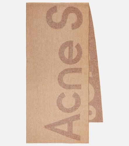 Écharpe en jacquard de laine mélangée - Acne Studios - Modalova