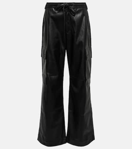 Pantalon cargo White Label à taille haute en cuir synthétique - Proenza Schouler - Modalova