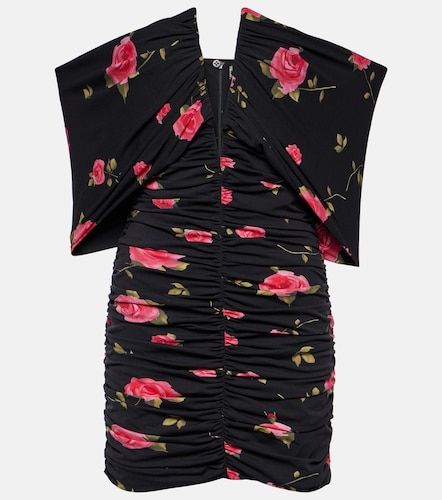 Robe froncée à fleurs - Magda Butrym - Modalova